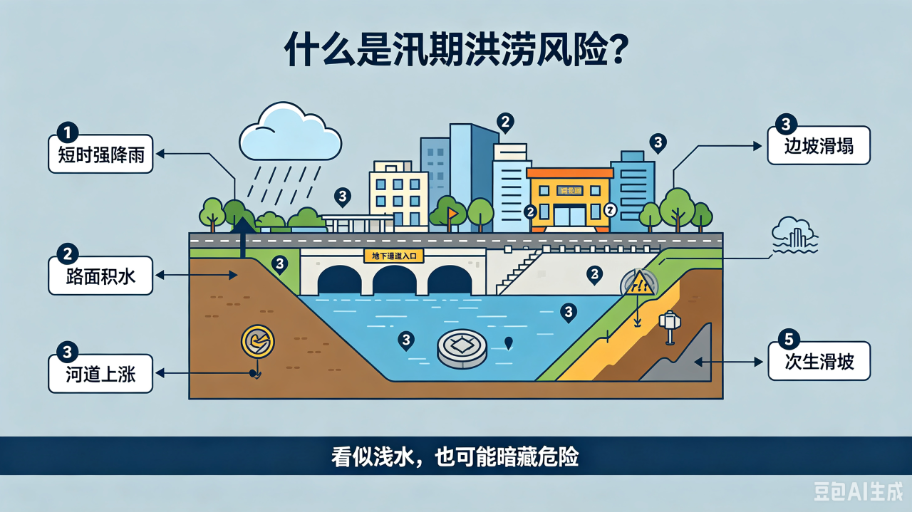 汛期防汛小贴士！全体师生请查收